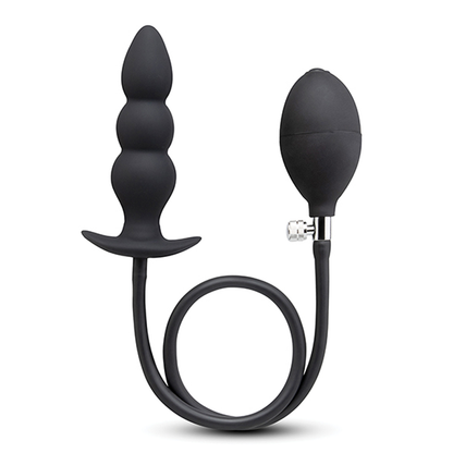 b-Vibe Beaded Inflatable Anal Plug With Hand Pump