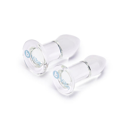b-Vibe Intermediate Glass Dilator Set - Anal Training