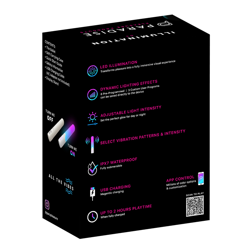 Illumination by Paradise - The Bullet RGB Vibrator