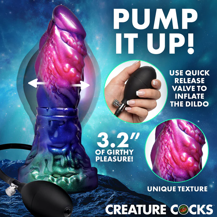Creature Cocks Gorge - Alien Inflatable Silicone Dildo
