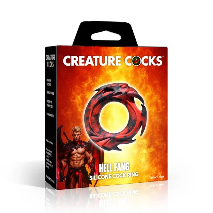 Creature Cocks Hell Fang - Demon Silicone Cock Ring