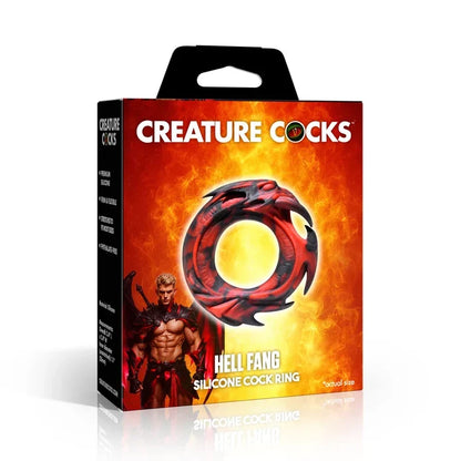 Creature Cocks Hell Fang - Demon Silicone Cock Ring