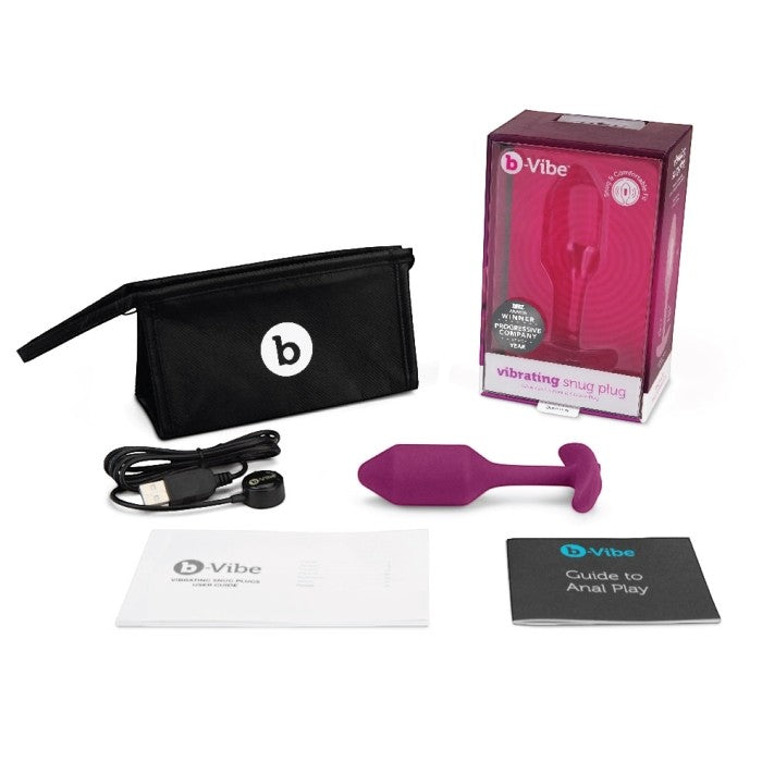 b-Vibe Vibrating Snug Plug 2 - Rose