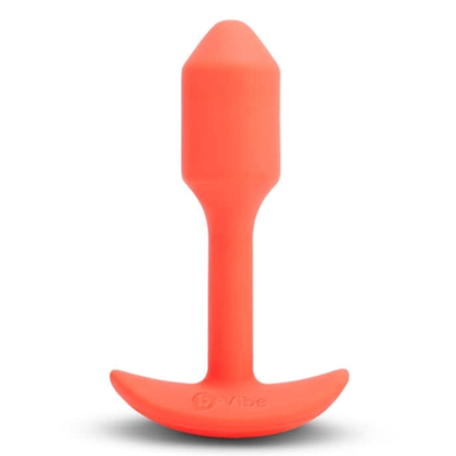 b-Vibe Vibrating Snug Plug - Weighted Anal Plug with 6 Vibration Patterns