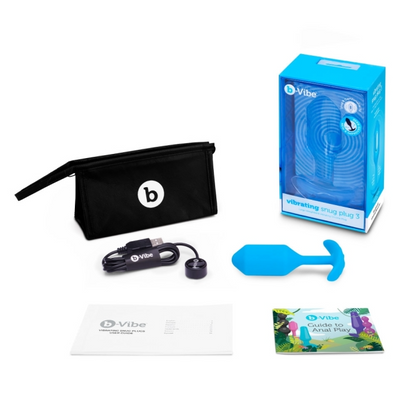 b-Vibe Vibrating Snug Plug - Weighted Anal Plug with 6 Vibration Patterns
