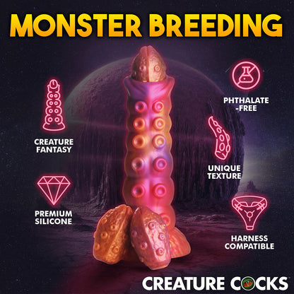 Creature Cocks Nymphoid - Ovipositor Silicone Dildo with Eggs