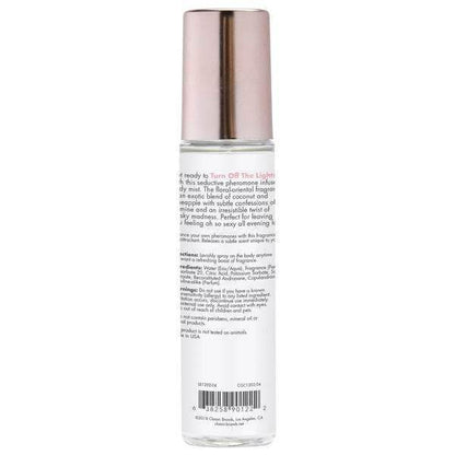 CG - TURN OFF THE LIGHTS Fragrance Body Mist with Pheromones - Floral - Oriental 3.5oz | 103mL - PlayLoveToys
