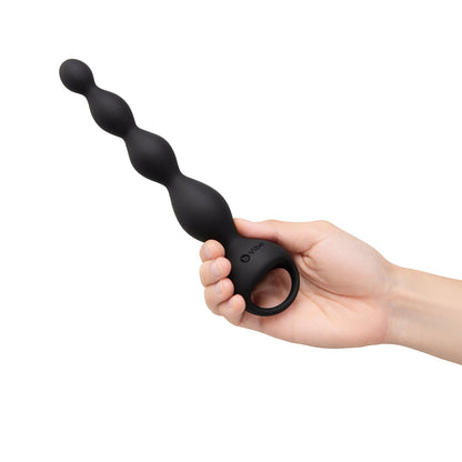 b-Vibe 6.5" Vibing Beads - Vibrating Anal Beads