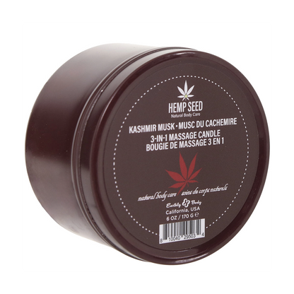 Hemp Seed Tranquility Massage Trio Gift Set - Kashmir Musk