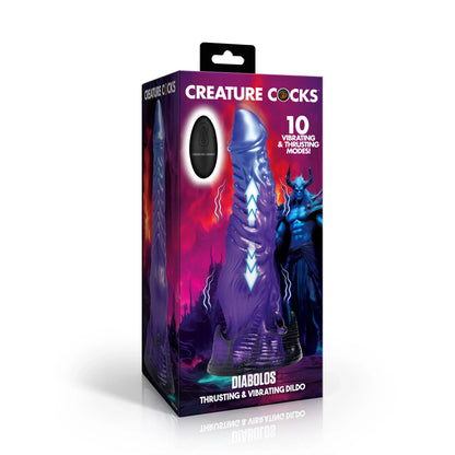 Creature Cocks Diabolos - Thrusting & Vibrating Demon Dildo