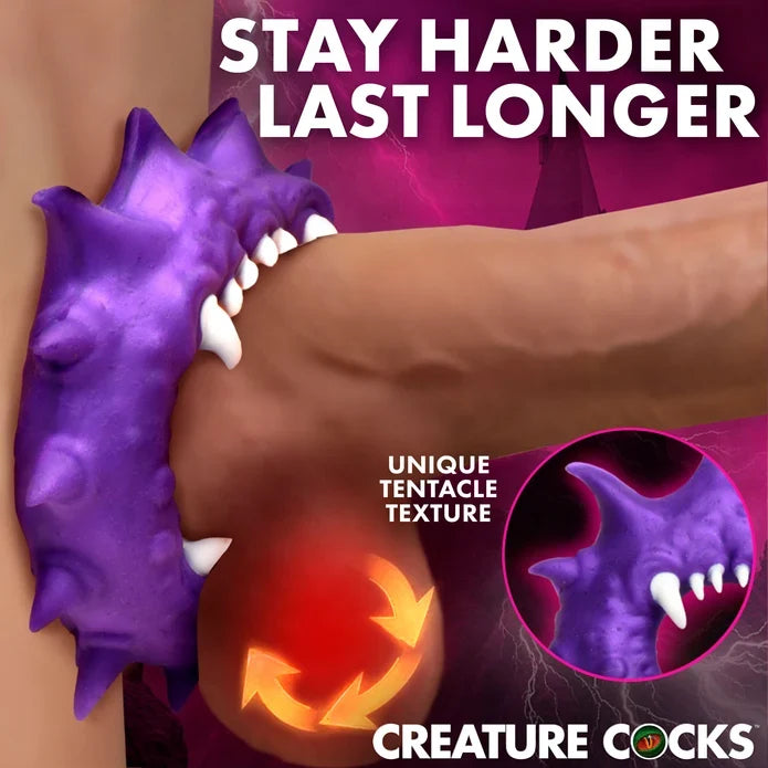Creature Cocks Constrictor - Vampire Spike Silicone Cock Ring