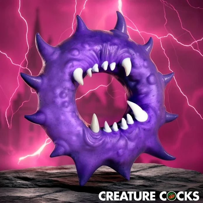 Creature Cocks Constrictor - Vampire Spike Silicone Cock Ring