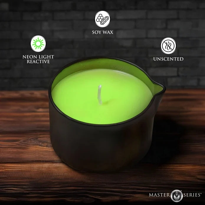 Wicked Wax Blacklight Reactive Drip Candle - Set of 3