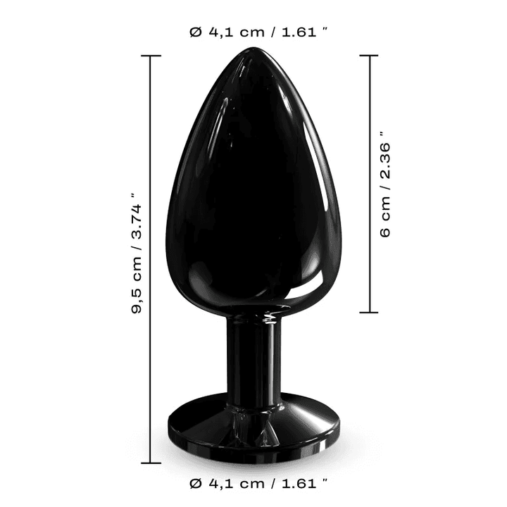  - Dorcel - DIAMOND PLUG BLACK L - PlayLoveToys - Sex Toys - Sexual Wellness Store