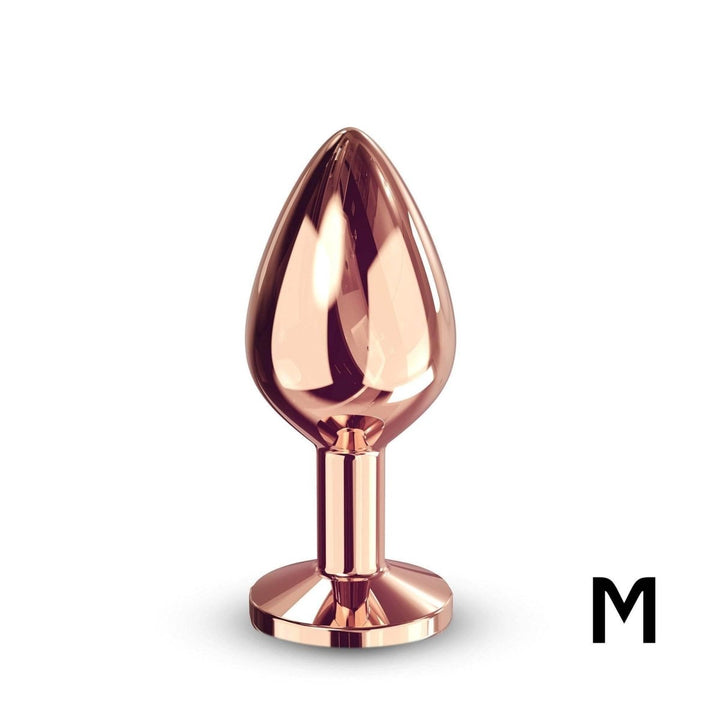 Dorcel - Diamond Plug in Rose Gold & Black – S,M,L Sizes - PlayLoveToys