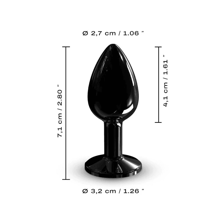 Dorcel - Diamond Plug in Rose Gold & Black – S,M,L Sizes - PlayLoveToys