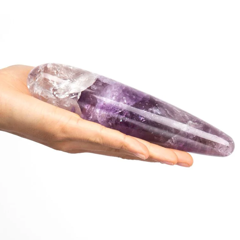 Chakrubs Amethyst Original Wand - Crown Chakra Crystal
