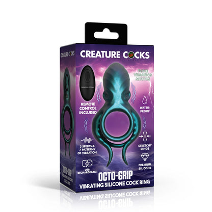 Creature Cocks Octo Grip - Vibrating Octopus Cock Ring