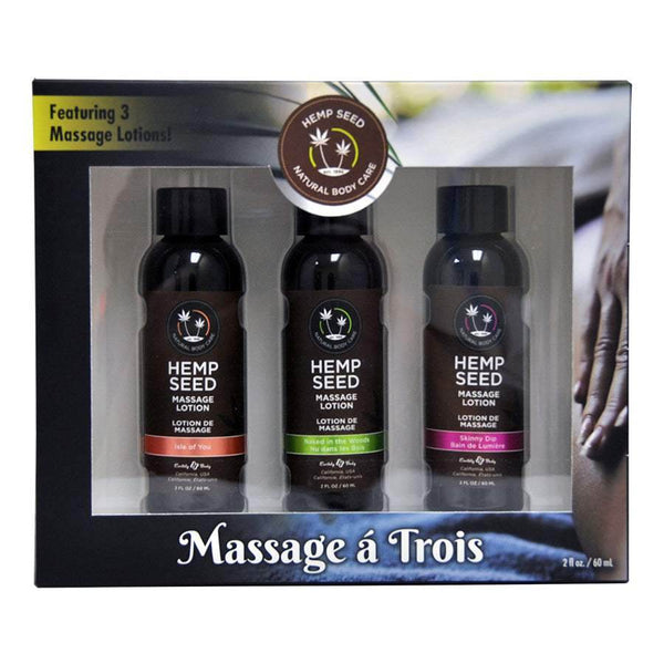 Earthly Body - Massage - a - Trois Gift Set - PlayLoveToys