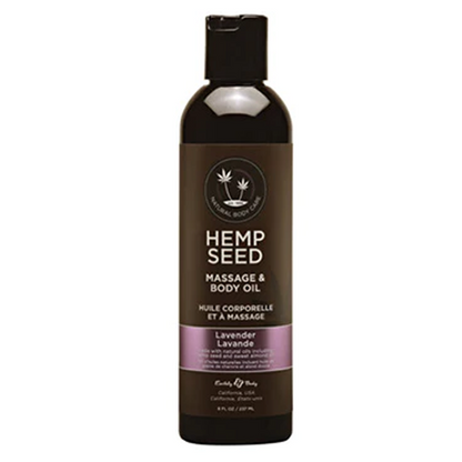 HEMP SEED Massage Oil - 8 fl oz / 237 ml