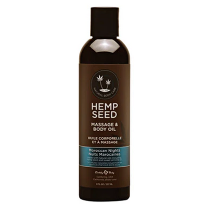 HEMP SEED Massage Oil - 8 fl oz / 237 ml
