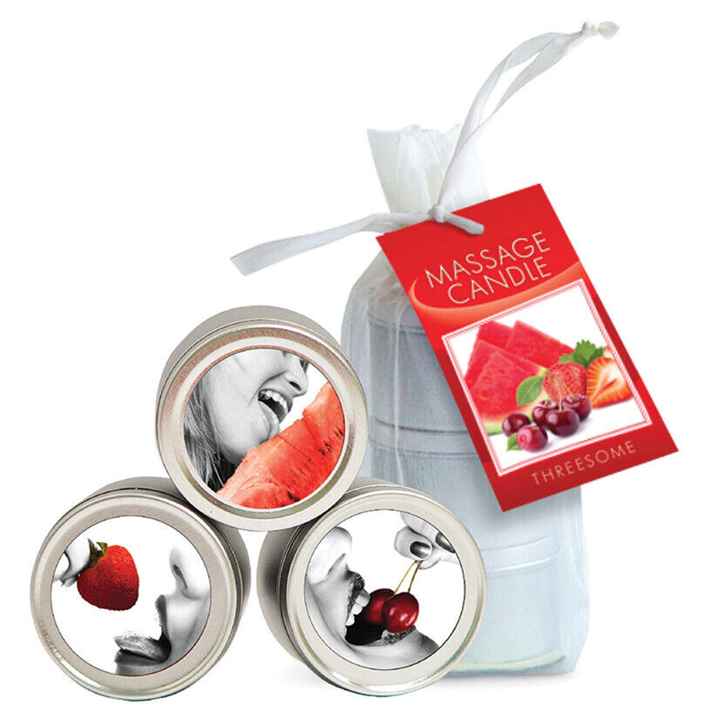 Earthly Body Edible Massage Candle Trio