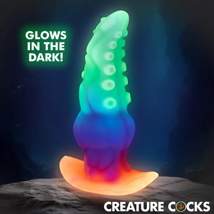 Creature Cocks Glowtopus - Glow-in-the-Dark Anal Plug