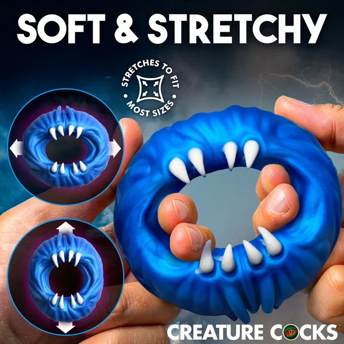 Creature Cocks Venom Loop - Twin Fang Silicone Cock Ring