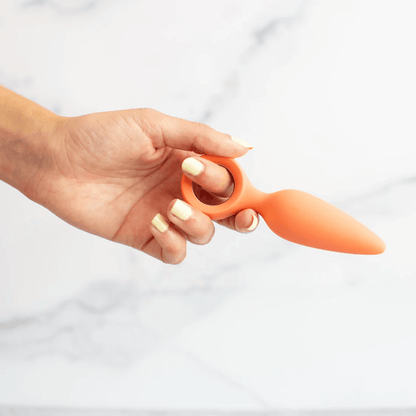 Emojibator - Cheeky Vibrating Butt Plug - PlayLoveToys