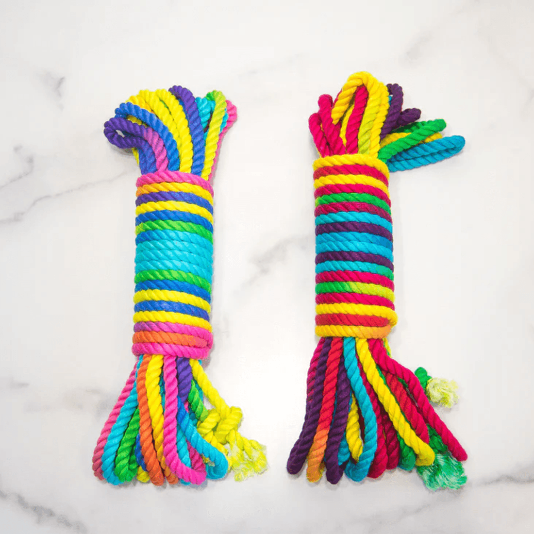 Emojibator - Funfetti Rainbow Bondage Rope - PlayLoveToys