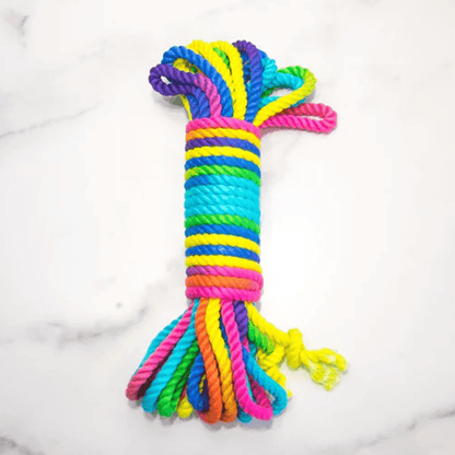 Emojibator - Unicorn Rainbow Bondage Rope - PlayLoveToys
