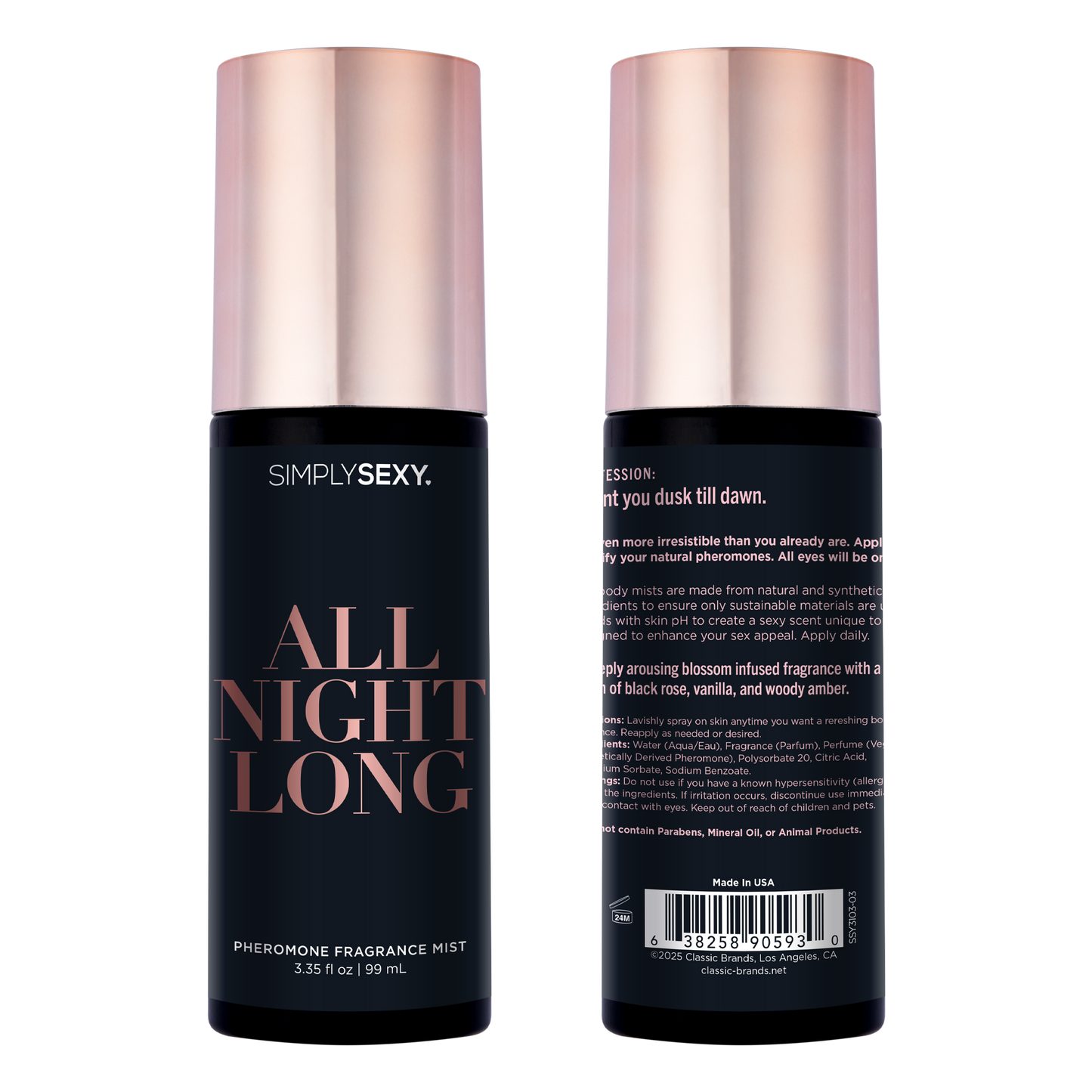 Simply Sexy Pheromone Body Mist