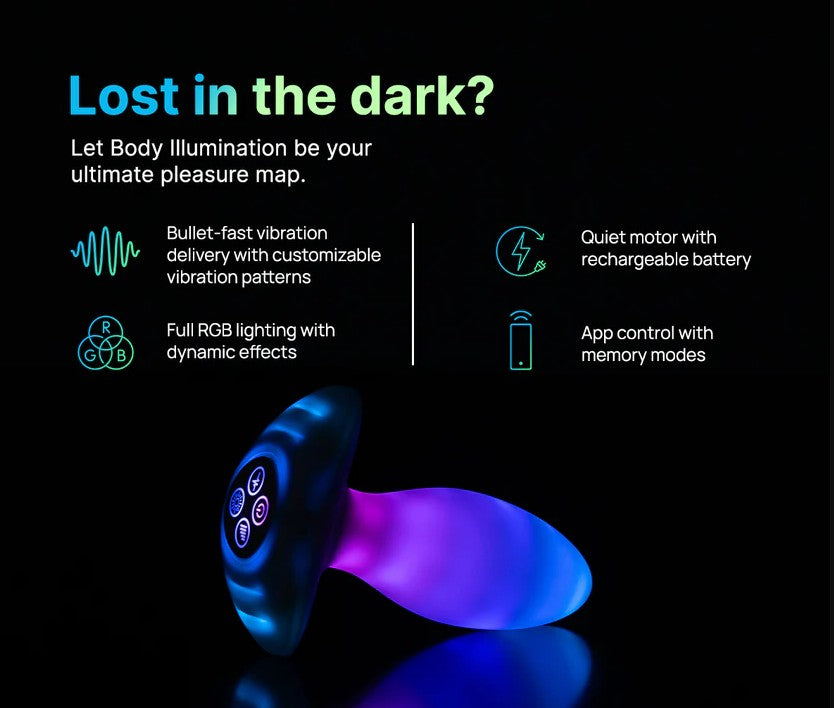 Illumination by Paradise - The Plug RGB Anal Vibrator