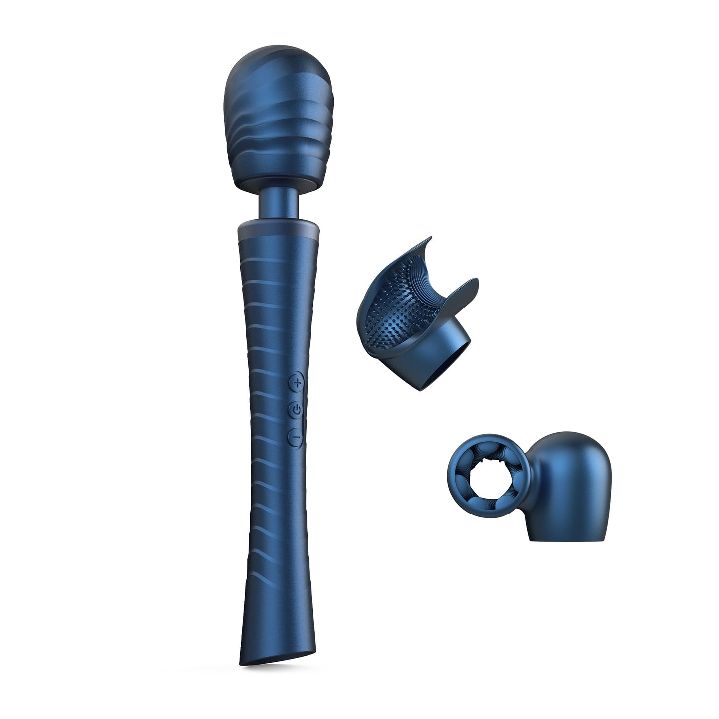 Man Wan Edgy Vibrating Wand - Stellar Blue