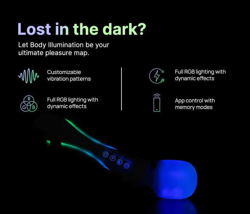 Illumination by Paradise - The Wand RGB Vibrator