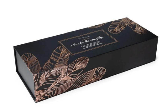 Je Joue - Naughty Gift Set: Black Truth or Dare Cards, Mimi, Massage Candle, Silk Blindfold & Restraint - PlayLoveToys