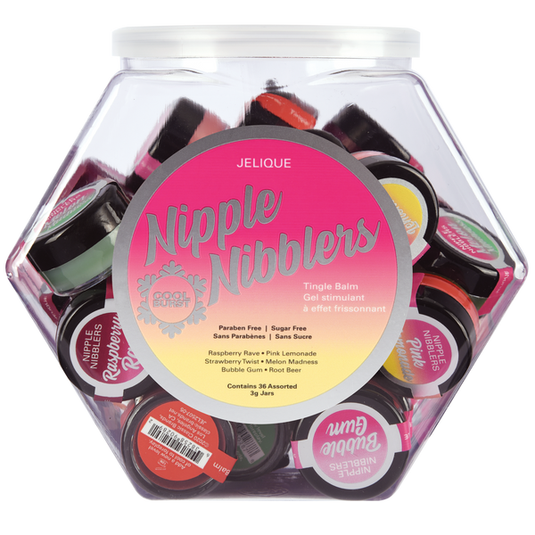 NIPPLE NIBBLERS Cool Tingle Balm Assorted 3g Bowl of 36 - DISPLAY