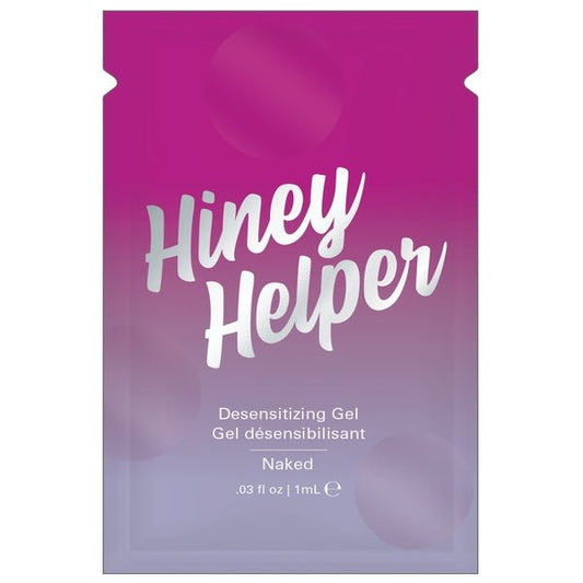 Jelique - HINEY HELPER DESENSITIZING GEL - FOIL - 0.03 fl oz | 1 mL - PlayLoveToys
