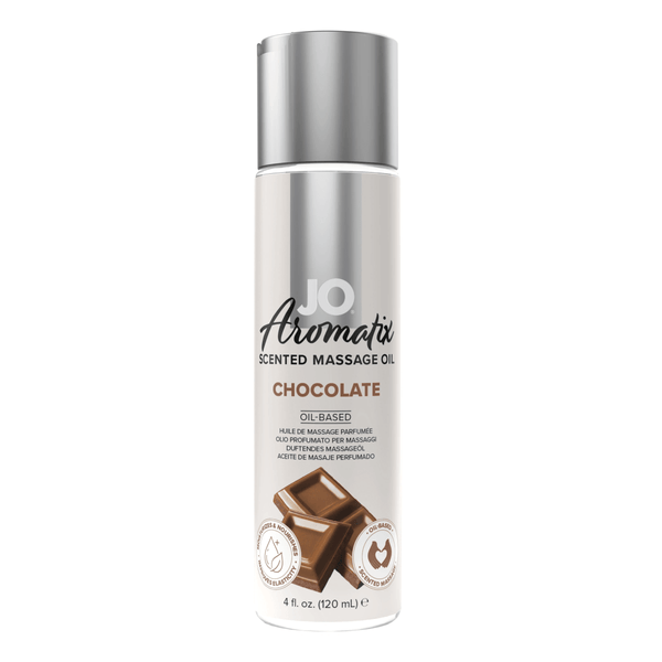 JO Lubricants - JO Aromatix - Chocolate Massage Oil - PlayLoveToys