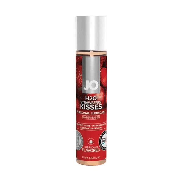 JO Lubricants - JO H2O Flavoured Lubricant Strawberry Kisses - PlayLoveToys