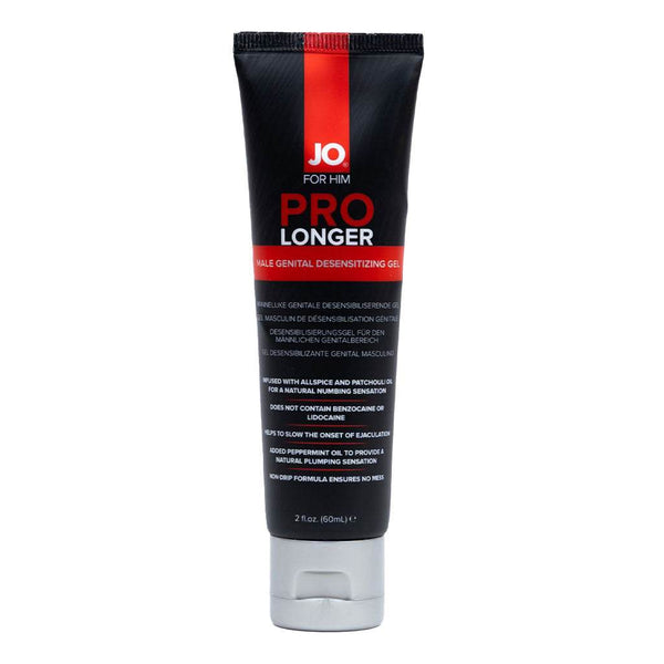 JO Lubricants - JO Prolonger Gel - Benzocaine Free - Desensitizer 2 floz / 60 mL - PlayLoveToys