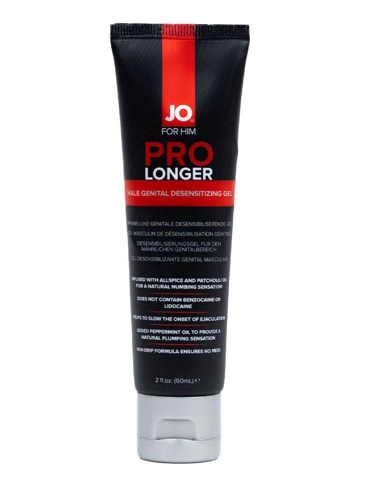 JO Lubricants - JO Prolonger Gel - Benzocaine Free - Desensitizer 2 floz / 60 mL - PlayLoveToys