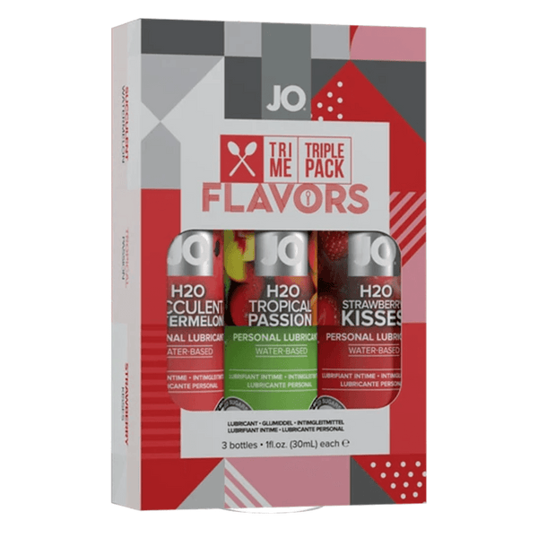 JO Lubricants - JO Tri - Me Triple Pack - Flavors - Various - Lubricant - PlayLoveToys