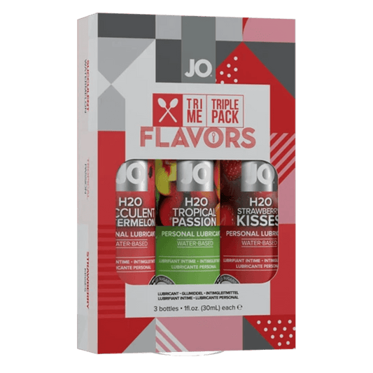 JO Lubricants - JO Tri - Me Triple Pack - Flavors - Various - Lubricant - PlayLoveToys