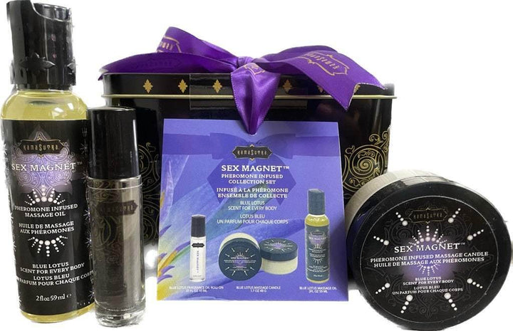 Kama Sutra - Sex Magnet Pheromone BLUE LOTUS Gift Set - PlayLoveToys