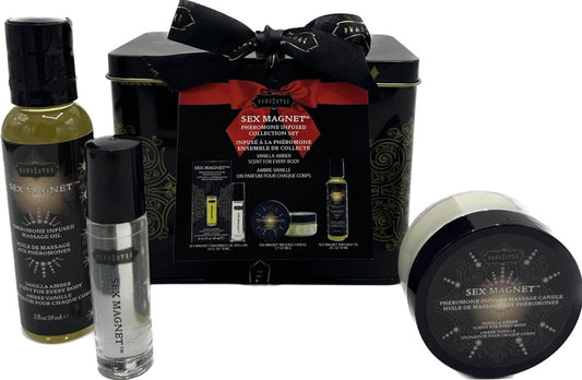 Kama Sutra - Sex Magnet Pheromone Vanilla Amber Gift Set - PlayLoveToys