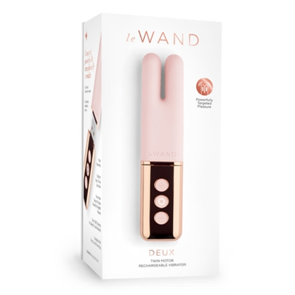 LE Wand Deux - Innovative Twin Motor Mini Vibrator Chrome Collection