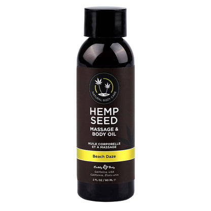 Earthly Body Hemp Seed Massage & Body 2 fl oz / 60 ml