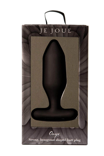  - Je Joue - Onyx Vibrating Butt Plug Black - PlayLoveToys