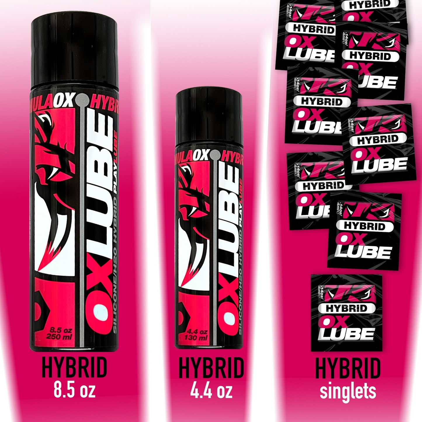 OXBALLS FormulaOX HYBRID OXLube - Premium Water+Silicone Blend Formula